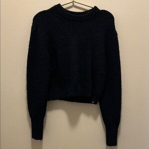 Zara Black Crew Neck Sweater